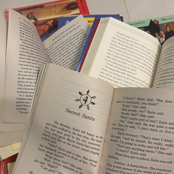 Set of 12 Christmas Books Vintage Young Adult Fiction Kids Novel Library Bundle - Picture 6 of 9
